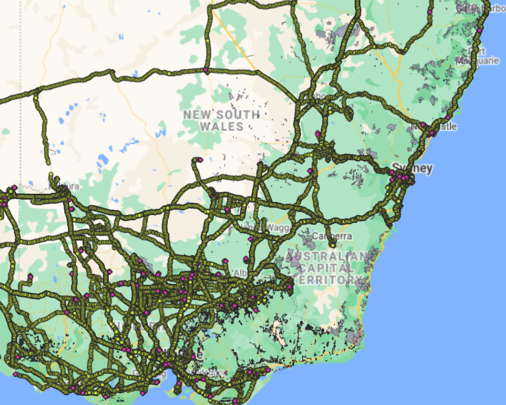 Cleaning GPS point data with Parsimony project image